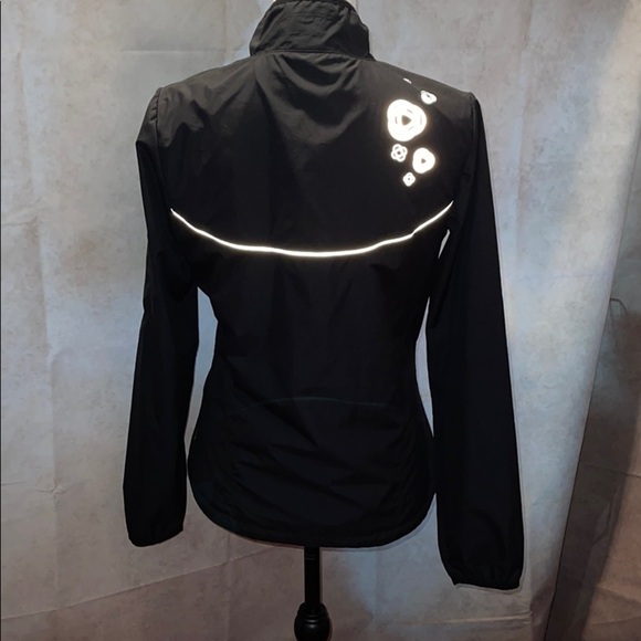 Lucy Brand Black & White Reflective Track Jacket - Picture 6 of 10